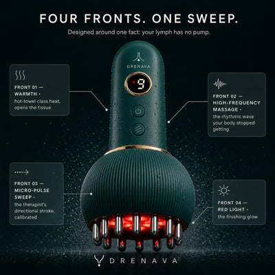 Drenava™ — Warm Brazilian Lymphatic Drainage Massager