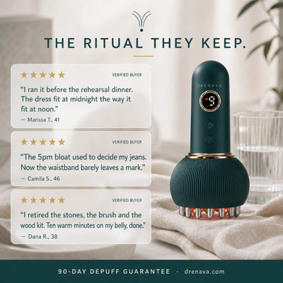 Drenava™ — Warm Brazilian Lymphatic Drainage Massager