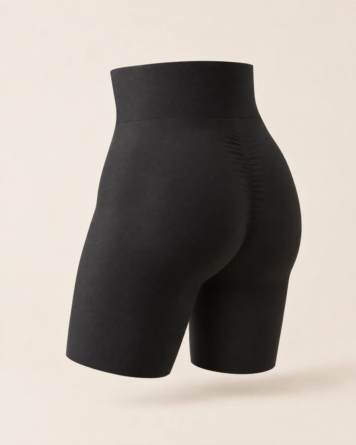 Lissely No-Roll Slip Short in Black, product shot